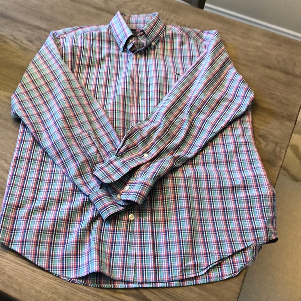 Vineyard vines men’s Button up shirt L Slim Fit
